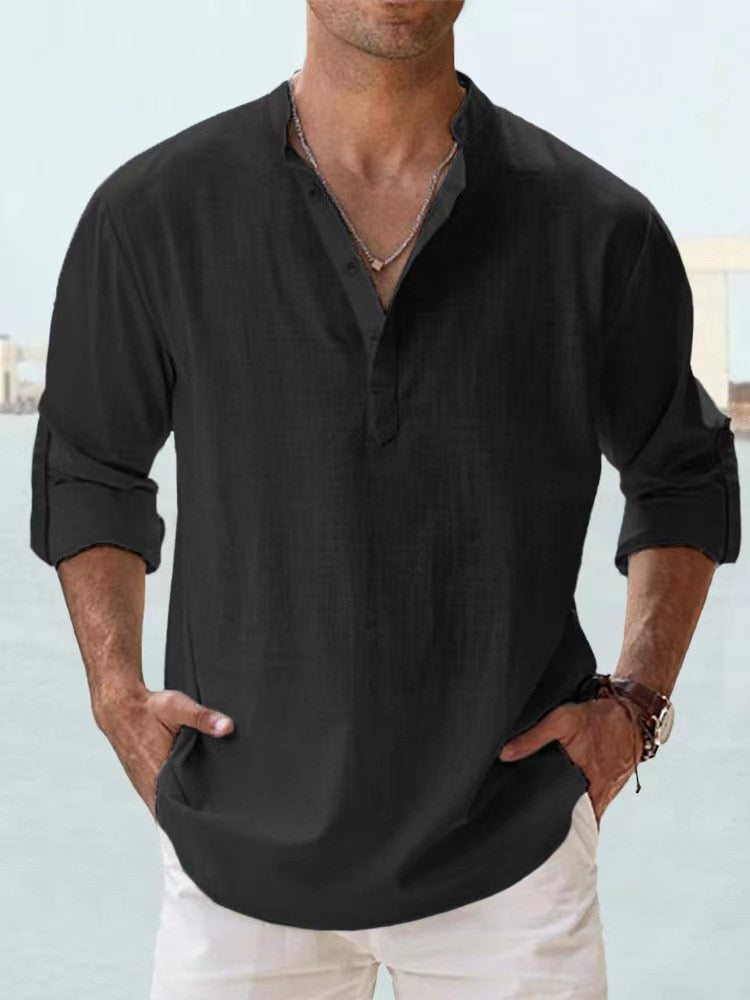 Eli | Casual Linen Overshirt